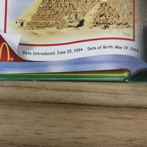 Beanie Baby McDonalds Legends Humphrey The Camel Ty Teenie w/ Errors on Package - Picture 4 of 4